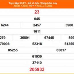 xổ số đài sóc trăng ngày 14 tháng 01