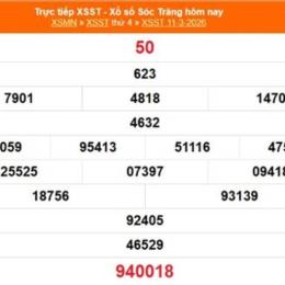 xổ số đài sóc trăng ngày 25 tháng 2