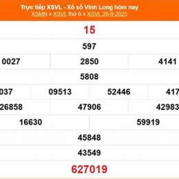xổ số đài vĩnh long ngày 17 tháng 10