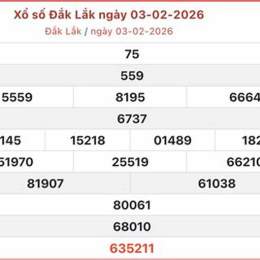 xô số đắk lắk hôm nay