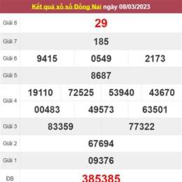 xo so dong nai 22/10