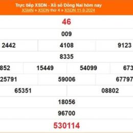 xổ số đồng nai ngày 11 tháng 3 năm 2016