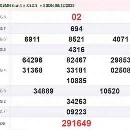 xổ số đồng nai ngày 13 tháng 12