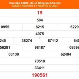 xổ số đồng nai ngày 23