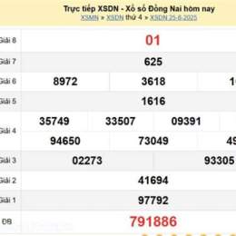 xổ số đồng nai ngày 24 tháng 6 năm 2006