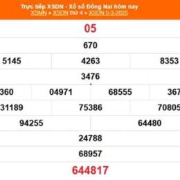 xổ số đồng nai ngày mùng 5 tháng 11 năm 2025