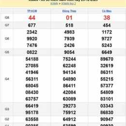 xổ số đồng tháp 29 tháng 12 năm 2025