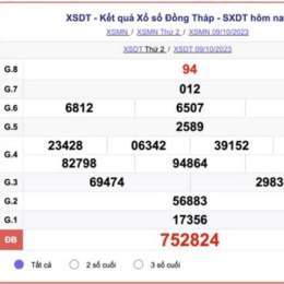 xổ số đồng tháp 6 tây tháng 10