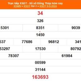 xổ số đồng tháp 9 tây tháng 2