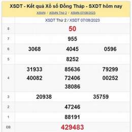 xổ số đồng tháp ba miền hàng tuần
