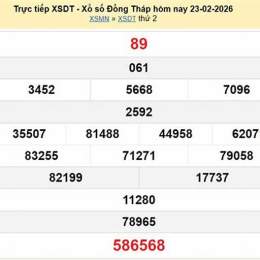xo so đong thap hom nay