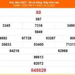 xổ số đồng tháp ngày 8