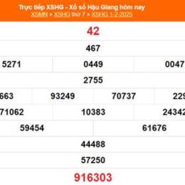 xổ số hậu giang ngày 01 tháng 01