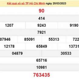 xổ số hồ chí minh 23/3