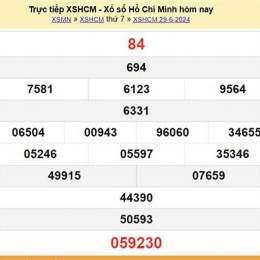 xổ số hồ chí minh mùng 6 tháng 10