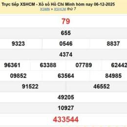 xổ số hồ chí minh ngày 13 tháng