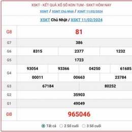xổ số hôm nay đài kon tum