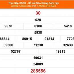 xổ số kiên giang 3 tây tháng 5