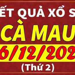 xổ số kiến thiết cà mau ngày 15 tháng 12 năm 2025