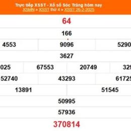 xổ số kiến thiết đài sóc trăng ngày 26 tháng 8