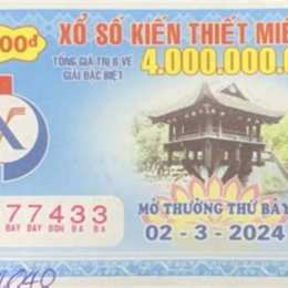 xổ số kiến thiết giải đặc biệt