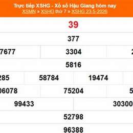 xổ số kiến thiết hậu giang 23 tháng 5