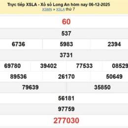 xổ số kiến thiết long an ngày 13 tháng 6 năm 2026