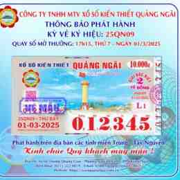 xổ số kiến thiết ngày 25 tháng 01 năm 2026