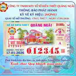 xổ số kiến thiết quảng bình ngày 26 tháng 03