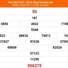 xổ số kiến thiết vũng tàu ngày 6 tháng 1