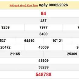 xổ số kon tum ngày 2 tháng 8