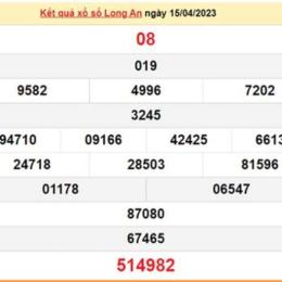 xổ số long an 18/4