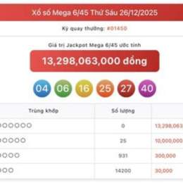 xổ số mega ngày 1 tháng 2