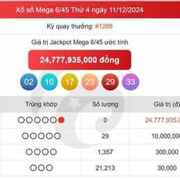 xổ số mega ngày 13 tháng 2