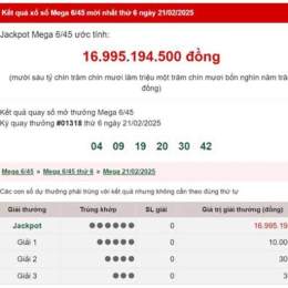 xổ số mega ngày 2 tháng 8
