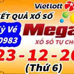 xổ số mega ngày 23 tháng 8