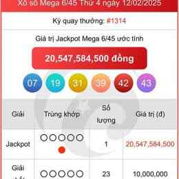 xổ số mega ngày thứ sáu