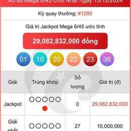 xổ số mega ngày thứ tư