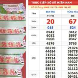 xổ số miền nam đài bạc liêu thứ ba