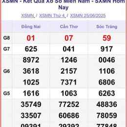 xổ số miền nam thứ sáu 1 tháng