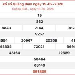 xổ số quảng bình 19 tháng 03