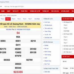 xổ số quảng nam ngày 07 tháng 04