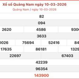 xổ số quảng nam trực tiếp hôm nay