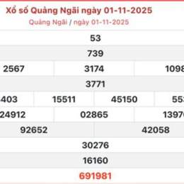 xổ số quảng ngãi 15 tháng 11