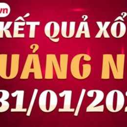 xổ số quảng ngãi ngày 31 tháng 01