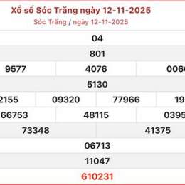 xổ số sóc trăng 19 11