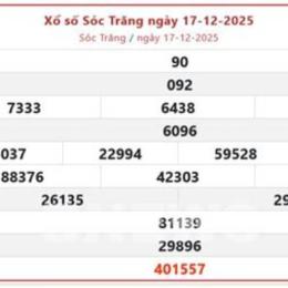 xổ số soc trăng 24 12