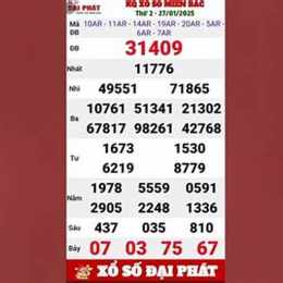 xổ số thứ hai ngày 27 tháng 10