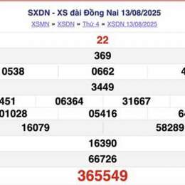 xổ số thứ tư đồng nai ba đài