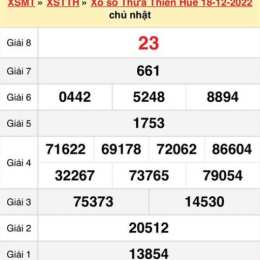 xổ số thừa thiên huế ngày 12 tháng 10